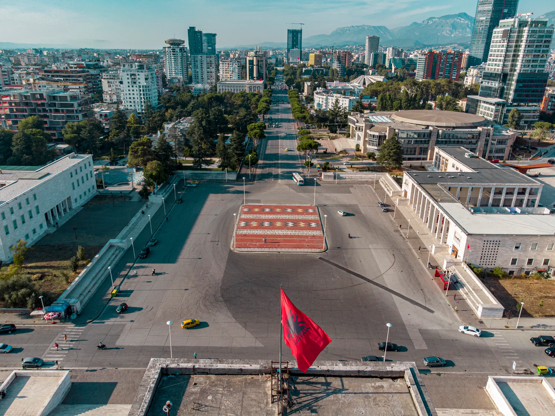 Vista panorámica de Albania para estudiantes Erasmus en 2026
